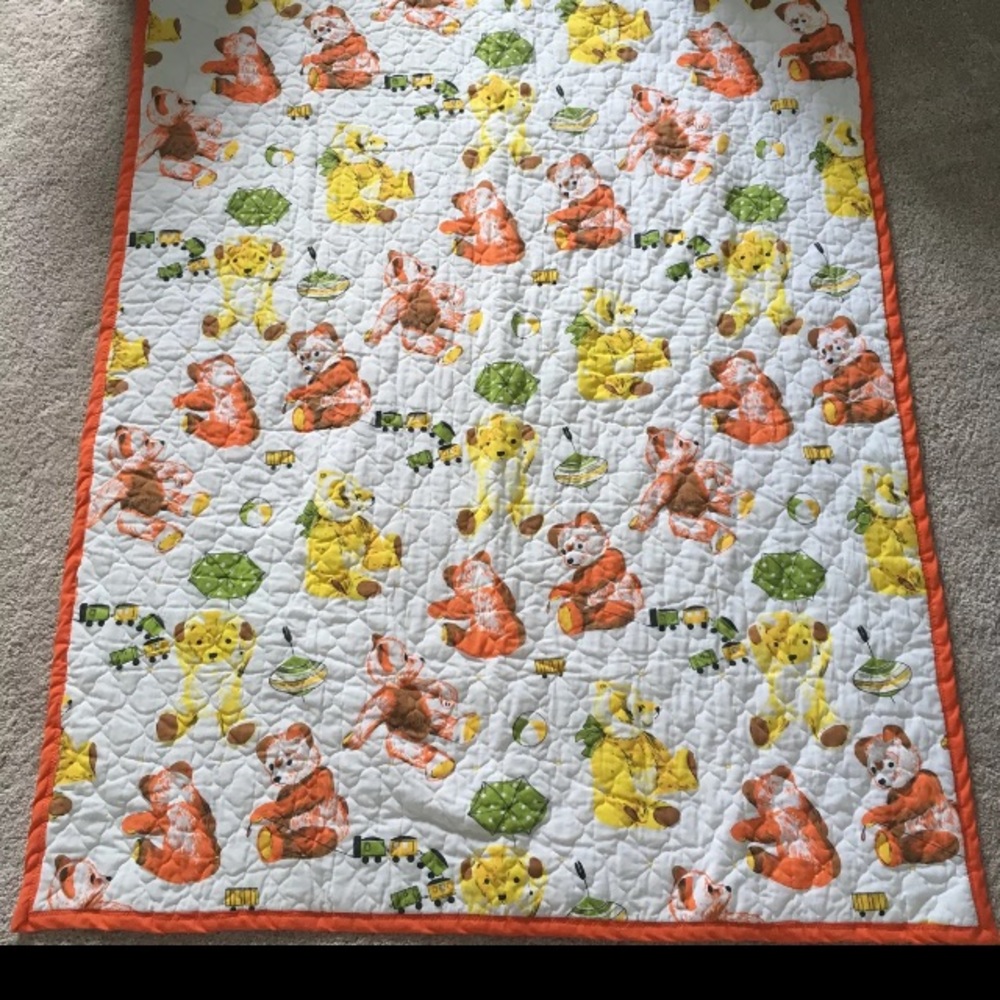 Vintage baby blanket